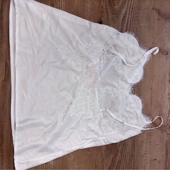 Homebodii Bridal Elegant White Lace Trim set in Olivia. By revolve - Picture 7 of 8